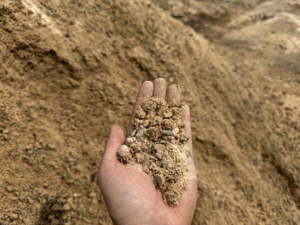 Top dressing soil blend for lawn leveling, seeding, and soil enrichment in Alpharetta and Cumming, GA