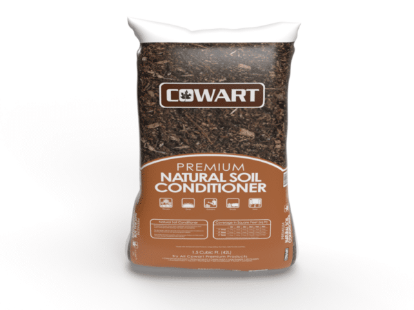 Bagged natural soil conditioner for planting beds and lawn prep in Alpharetta and Cumming, GA